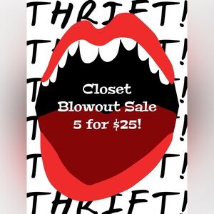 That’s right! 5 for $25!